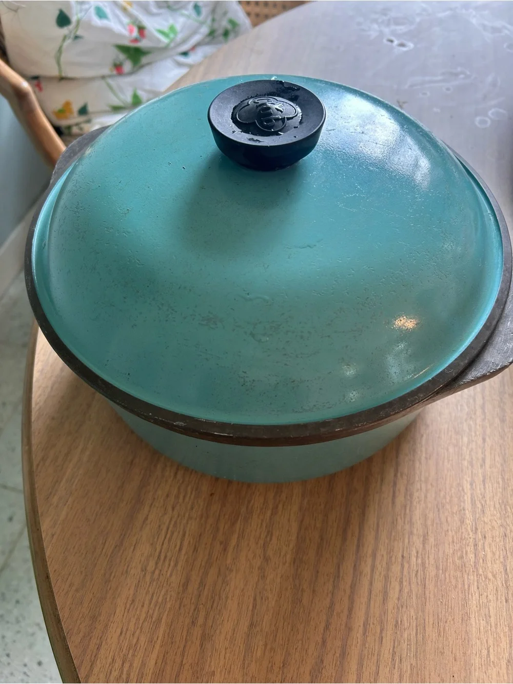 Club Vintage Turquoise Dutch oven, 5 quart
